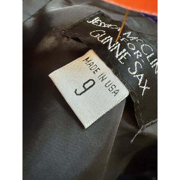 Y2K sJessica McClintock Gunne Sax 9 Formal Mini Dress Cocktail Prom Bubble Hem - Picture 9 of 11